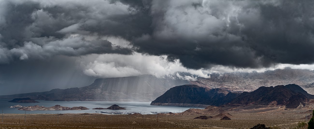 Storm over Lake Mead