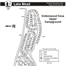 Photo of cottonwood cove upper campground map