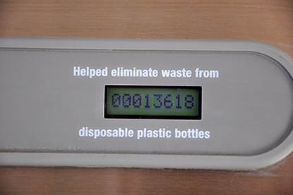 Six months after being installed, the hydration station at the Alan Bible Visitor Center at Lake Mead National Recreation Area has filled more than 13,600 bottles, reducing water bottle waste in landfills.