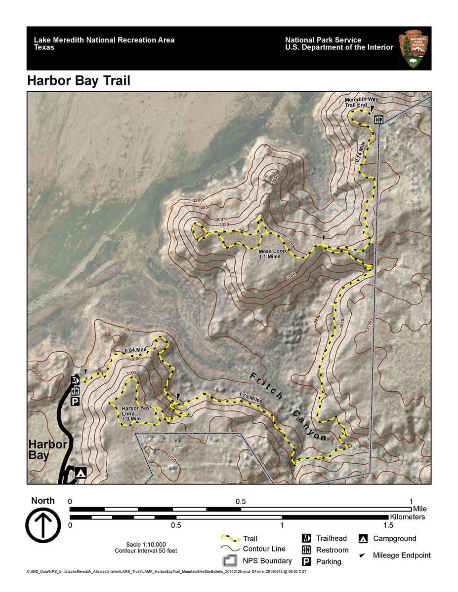 map of Harbor Bay bike trail
