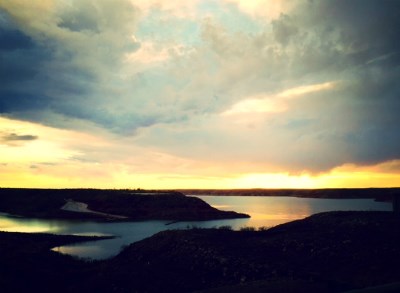 Sunset over Lake Meredith Sunset over Lake Meredith