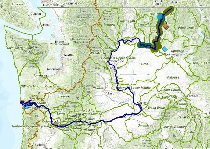 Crayfish Study Species Map Crayfish Study Species Map