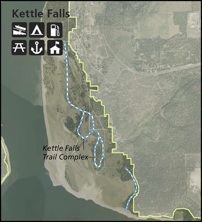 Kettle Falls trail overview