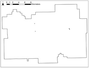 Known populations of Canada thistle within Lassen Volcanic