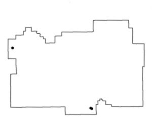 Mapped populations of Himalayan blackberry reported within Lassen Volcanic.