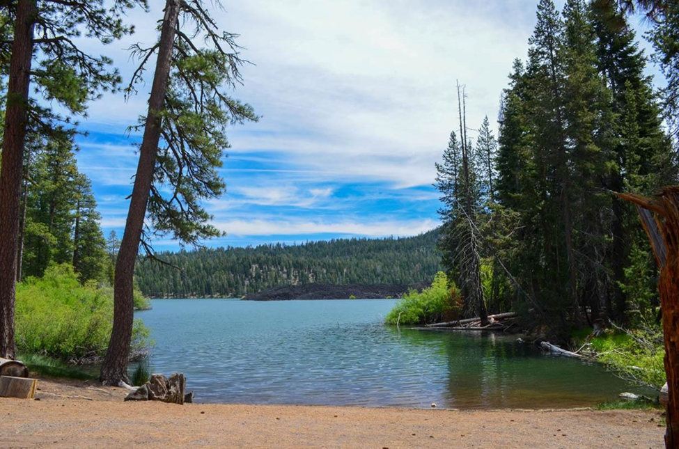 View of Butte Lake from shoreline