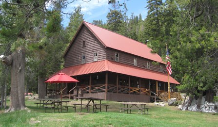 The lodge at Drakesbad Guest Ranch
