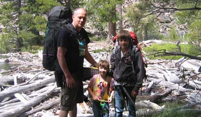 Family backpacking Family backpacking