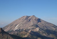 view of Lassen peak from brokeoff mountain view of Lassen peak from brokeoff mountain