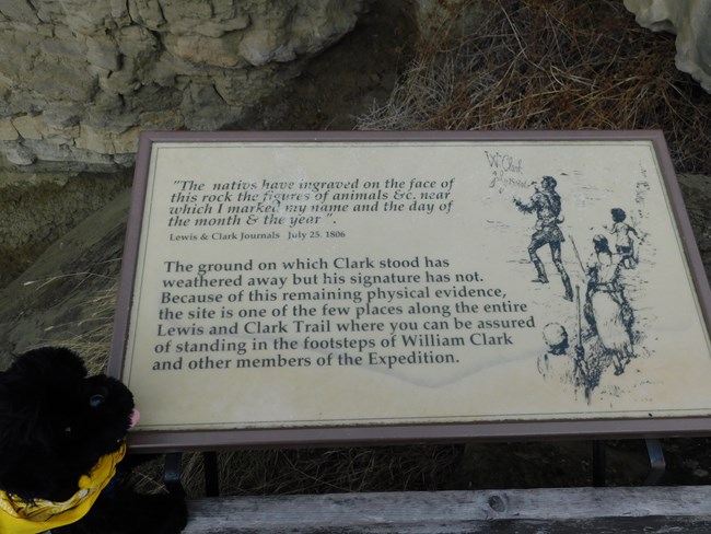 interpretive sign