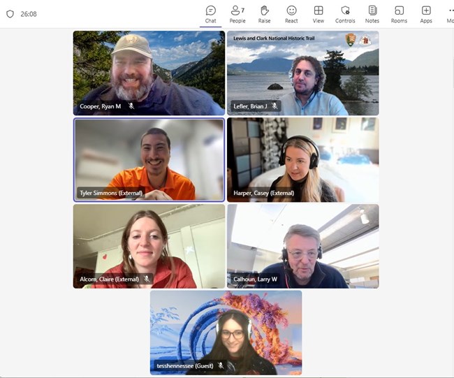 a group of people meeting over video chat