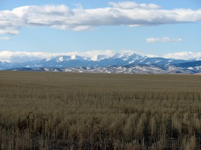 scenic view of mountains looking west from Rt. 275 between Three Forks and Helena, near Townsend, Montana scenic view of mountains looking west from Rt. 275 between Three Forks and Helena, near Townsend, Montana