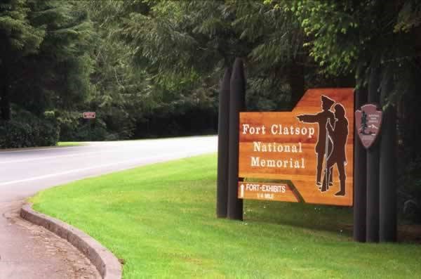 Fort Clatsop Entrance Sign