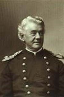 Sepia portrait of Captain Fredrick Benteen.