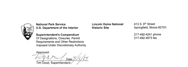 A signagture from Tim Good on 5/16/24 for the superintendent's Compendium