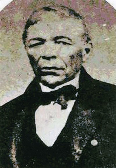 Photo of an elderly African-American man with short white hair