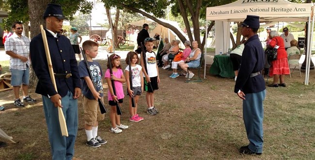 Summer 2015 USCT program at Illinois State Fair