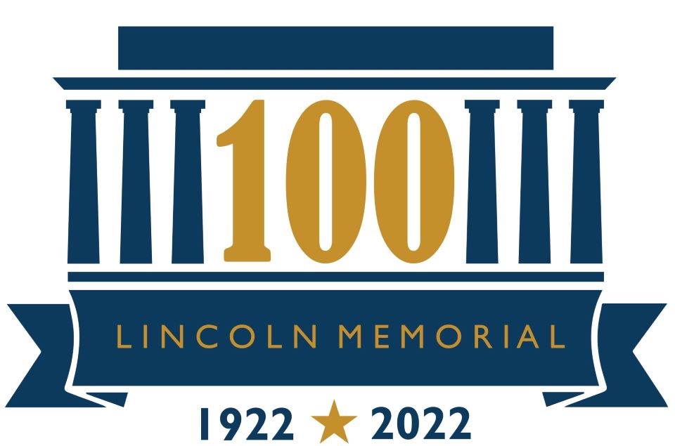Lincoln Memorial 100th anniversary logo