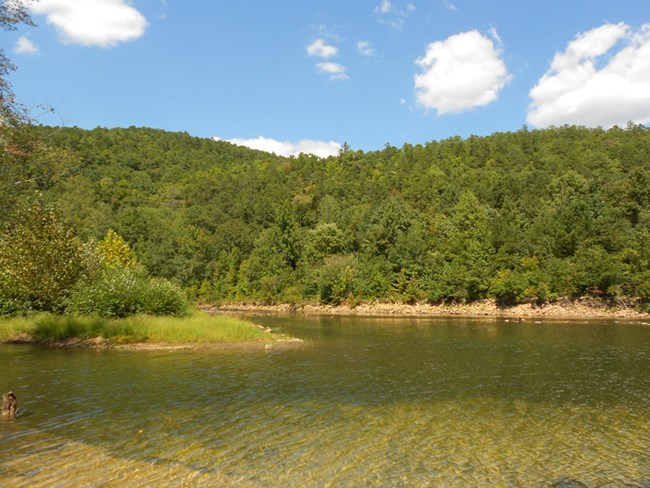 The river at Canyon Mouth Picnic Area