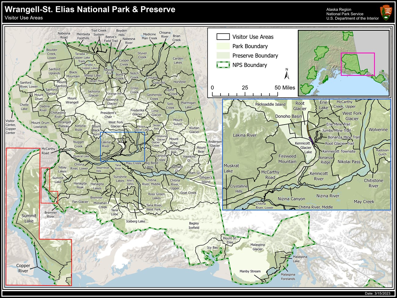 WRST Visitor Use Area Map