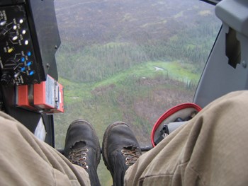 Monitoring fires with worn boots in Denali NP, 2006 Monitoring fires with worn boots in Denali NP, 2006