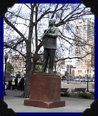 WC Handy Park Statue in W.C. Handy Park