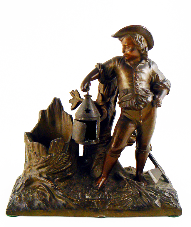 A bronze cigar holder given to Henry W. Longfellow as a gift. A bronze cigar holder given to Henry W. Longfellow as a gift.
