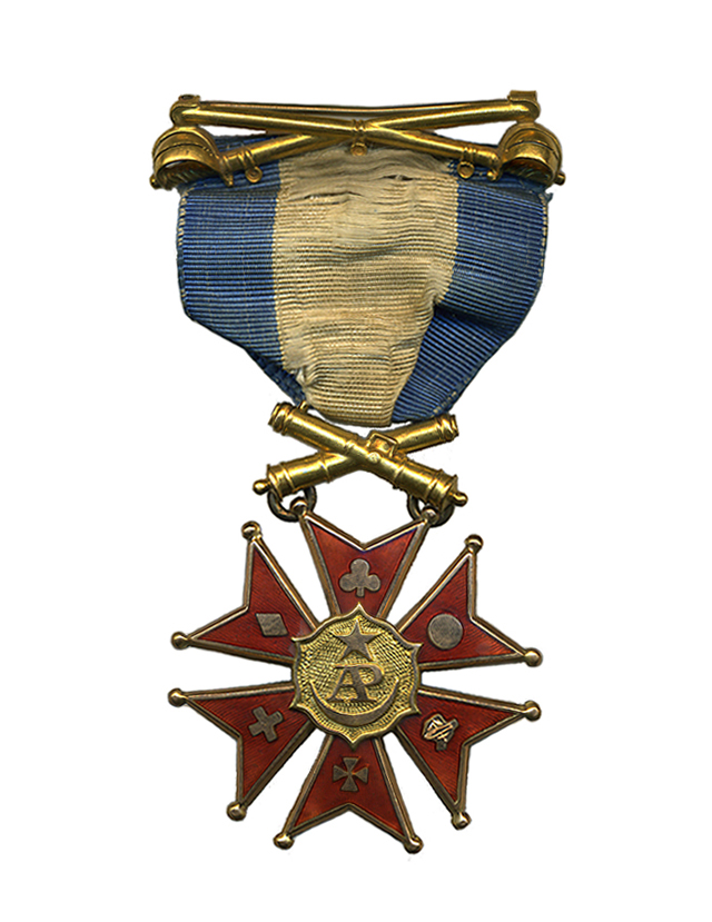 A Society of the Army of the Potomac medal that belonged to Nathan Appleton, Jr. A Society of the Army of the Potomac medal that belonged to Nathan Appleton, Jr.