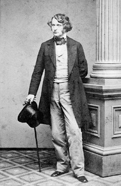 Senator Charles Sumner of Massachusetts.