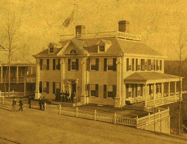 Replica of Longfellow House, 1895