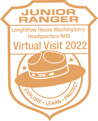 Virtual Junior Ranger Badge for Longfellow House