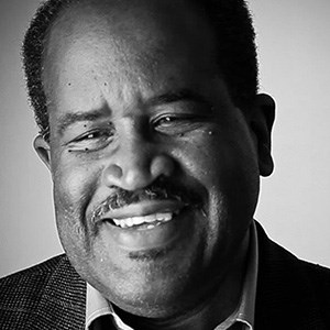 Headshot of Afaa Michael Weaver, smiling