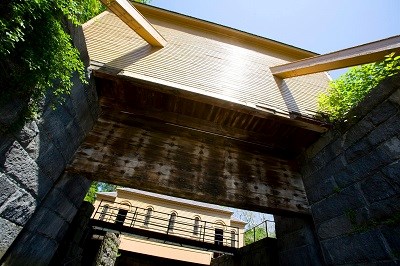 A view of the Great Gate in Lowell
