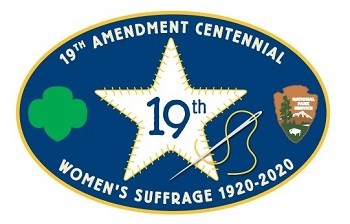 Girl Scouts 19th Amendment Patch for the National Park Service