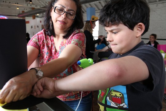 Santiago and mother Maria