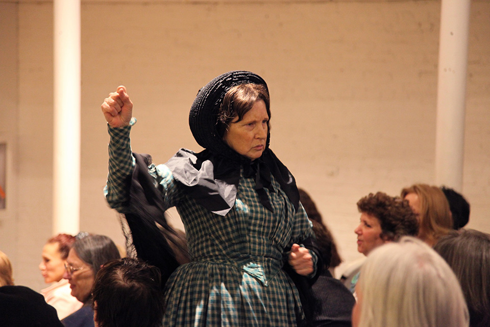Marcia Estabrook Marcia Estabrook as a mill girl