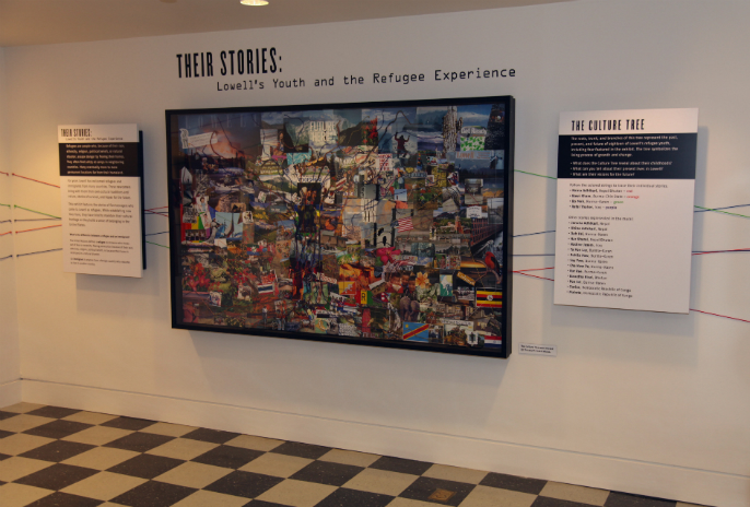 “Their Stories: Lowell’s Youth and the Refugee Experience”
Untold Stories of Lowell’s Refugees at Lowell National Historical Park exhibit.