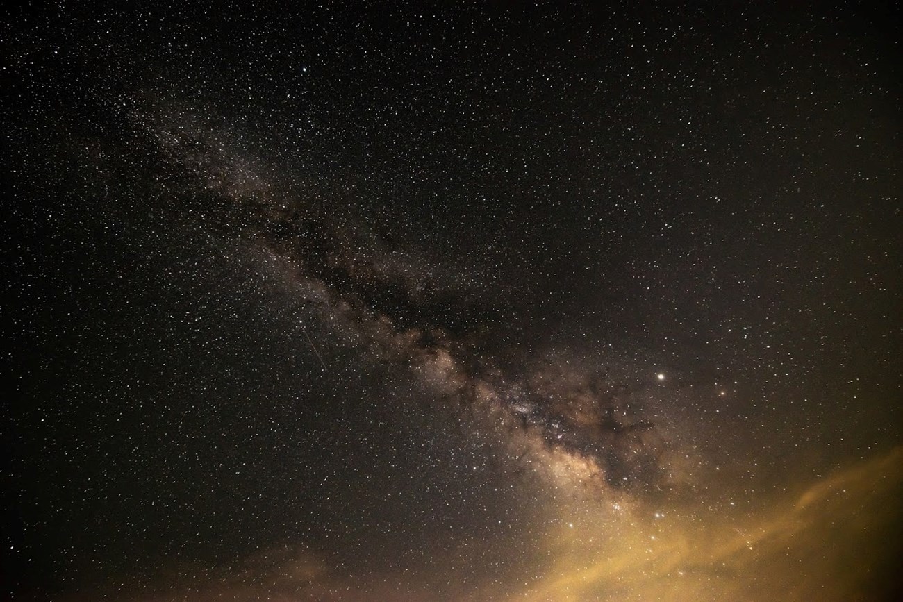 The Milky Way seen over the LBJ Ranch