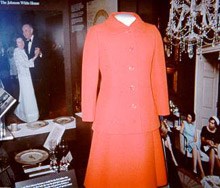 Lady Bird Johnson's crimson dress