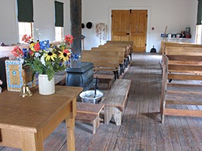 The interior of the Junction School