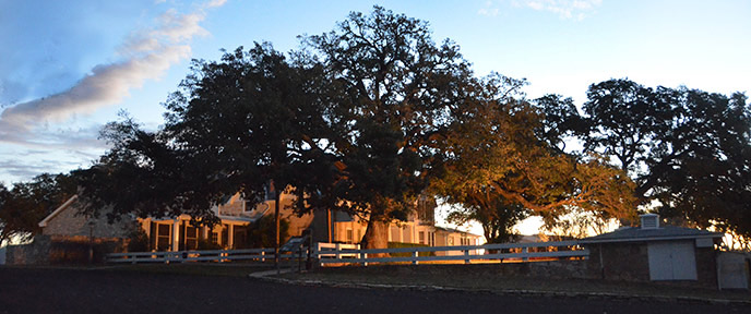 Texas White House at Sunset
