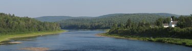 Panoramic of Allagash River.