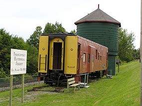 B&A Caboose and water tank