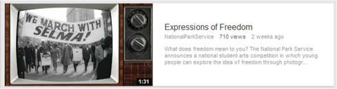 Selma march NPS YouTube