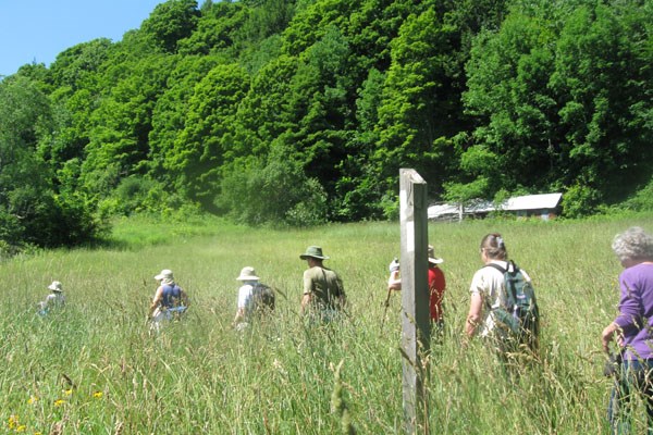 Hikers on Appalachian Trail::Appalachian Trail hikers