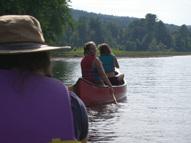 Canoeing on CT River