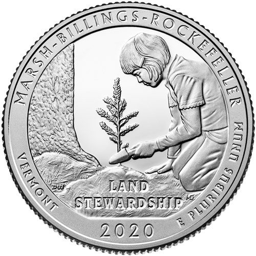 America the Beautiful Quarter for Marsh-Billings-Rockefeller NHP