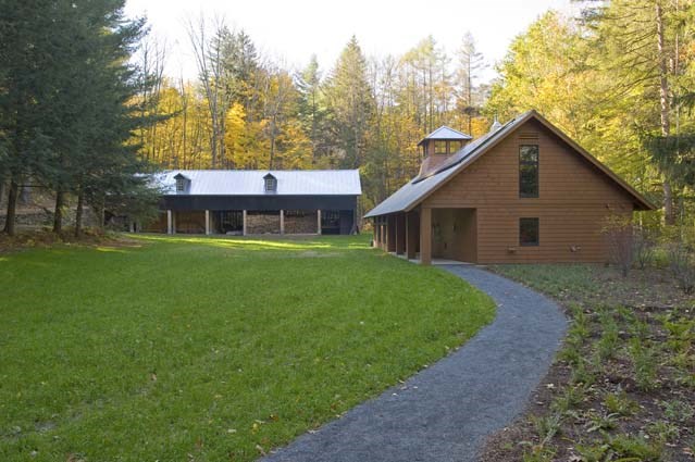 Wood Barn and Forest Center