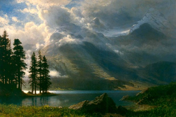 Albert Bierstadt Scenery in the Tetons MABI