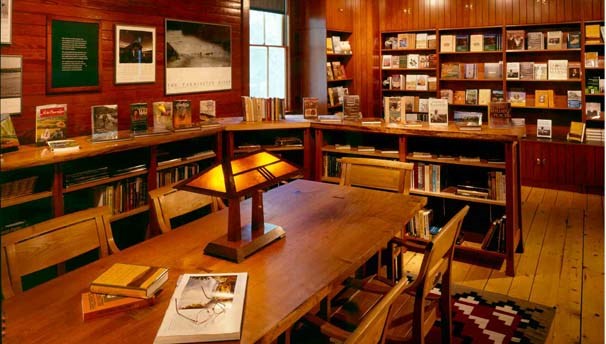 Bookstore and reading library in the Carriage Barn Visitor Center Resized Bookstore and reading library in the Carriage Barn Visitor Center Resized